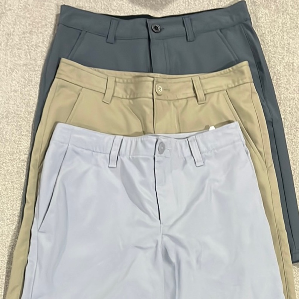 Under Armour Gray and Tan Shorts